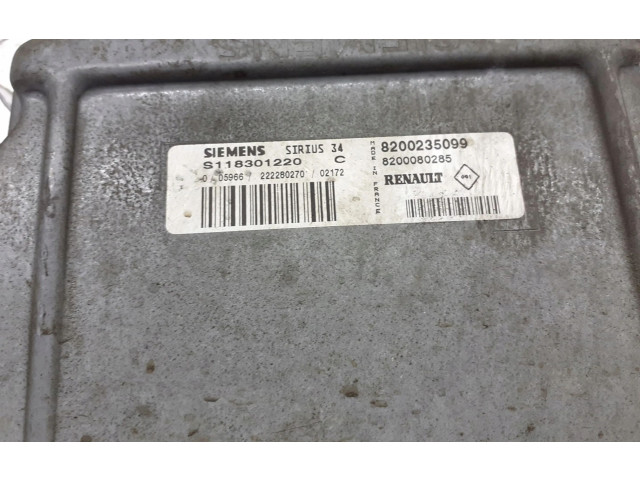 Блок управления климат-контролем 8200235099   Renault Kangoo I