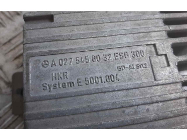   Pojistková skříňka 0275458032   Mercedes-Benz A W168 2001