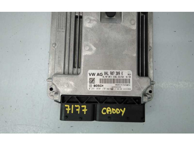 Блок управления двигателя 04L907309K, 0281030170 Volkswagen Caddy