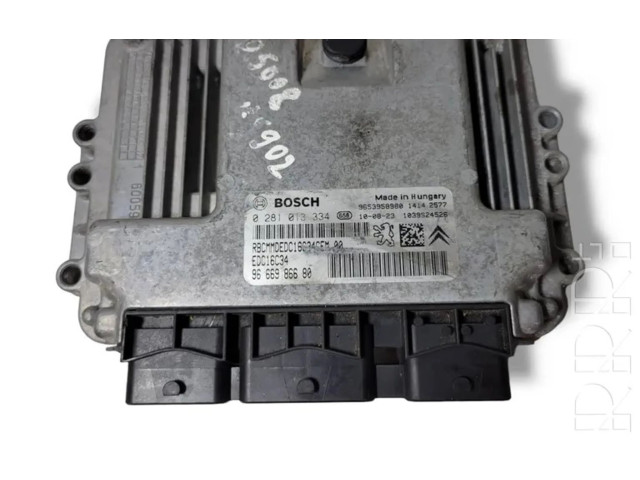 Блок управления двигателя 9666986680, 9653958980   Peugeot 5008