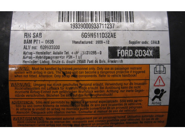 Подушка безопасности в сиденье 6G9N611D32AE Ford S-MAX