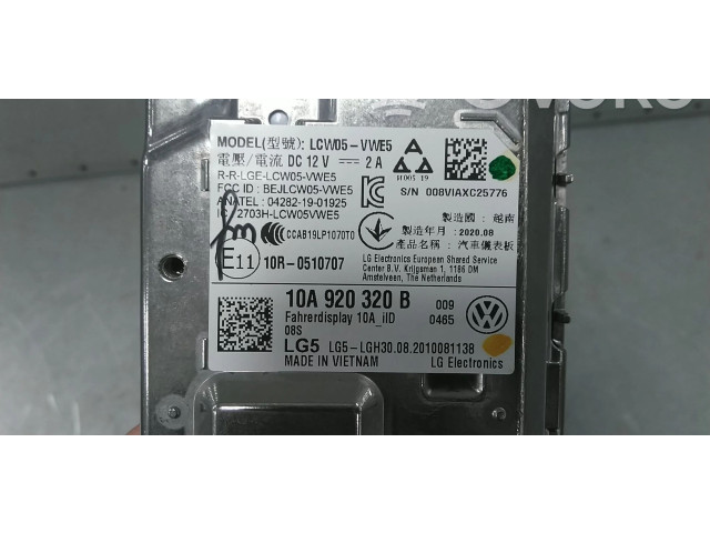 Панель приборов 10A920320B, 10A920320A Volkswagen ID.3