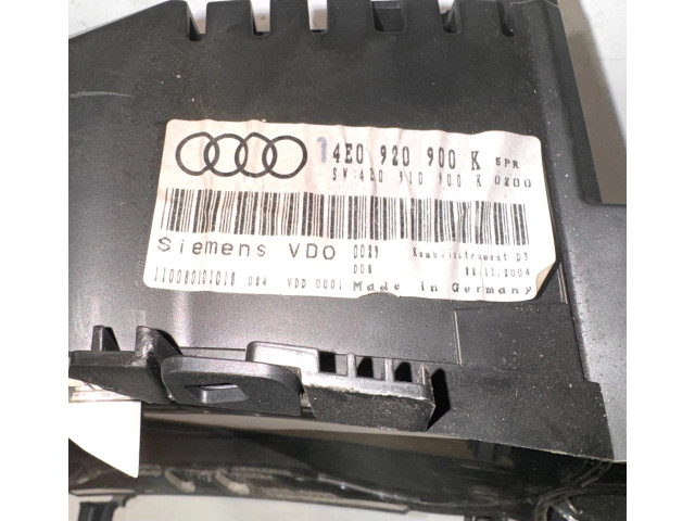 Přístrojová deska Audi A8 S8 D3 4E 2006 4E0920900K, 4E0920900K