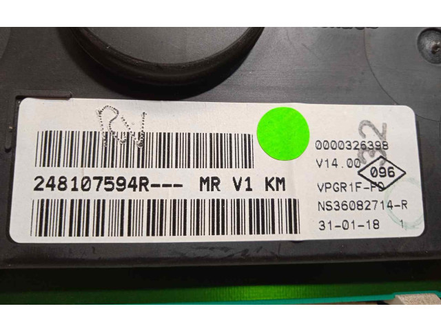 Панель приборов 248107594R Dacia Dokker