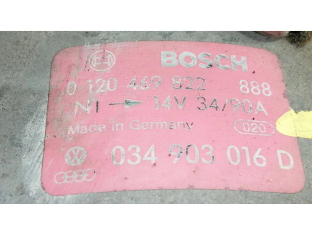 Генератор 0120469822, 034903016D Audi 80 90 B3 2.2