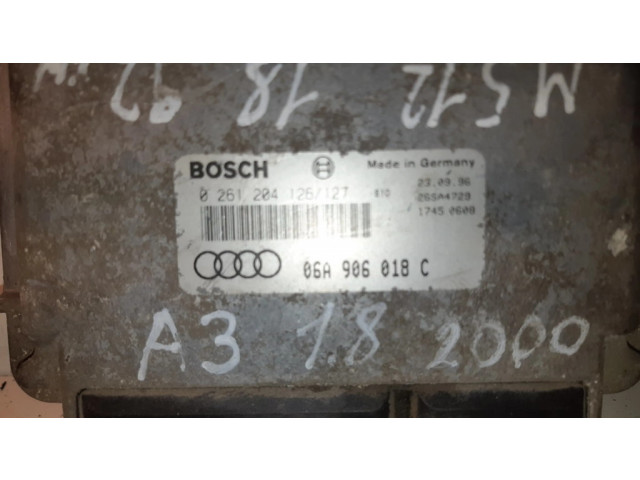 Řídící jednotka 0261204126127, 06A906018C   Audi A3 S3 8L 1997