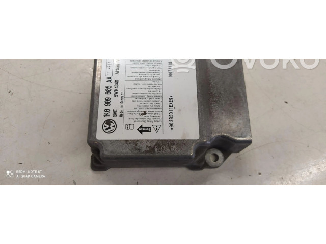 Блок подушек безопасности 1K0909605AA Skoda Octavia Mk2 (1Z)