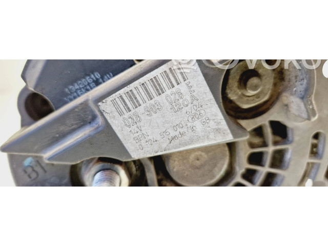 Генератор 028903028E, 0124515010806 Skoda Fabia Mk1 (6Y)