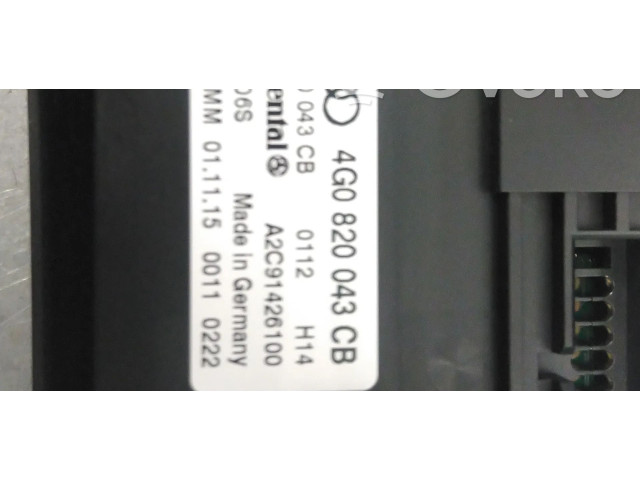 Блок управления климат-контролем 4G0820043CB   Audi A6 S6 C7 4G