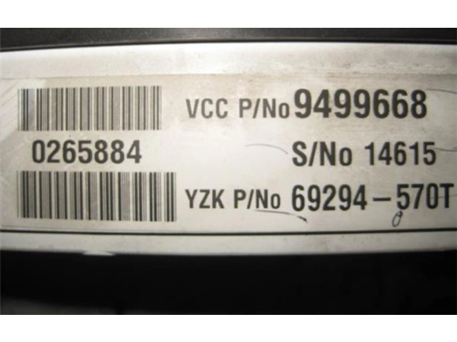 Панель приборов 9499668, 69294570t   Volvo S60       