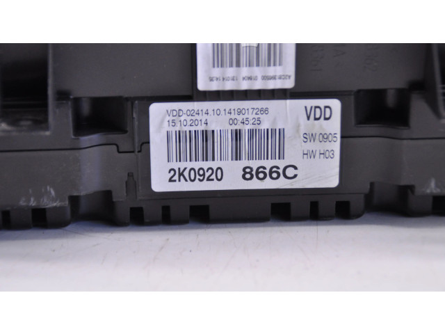 Панель приборов 2K0920866C Volkswagen Caddy