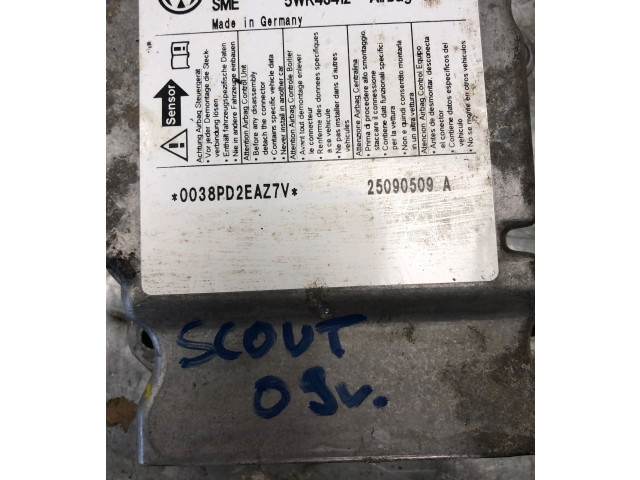 Блок подушек безопасности 1K0909605T Skoda Octavia Mk2 (1Z)