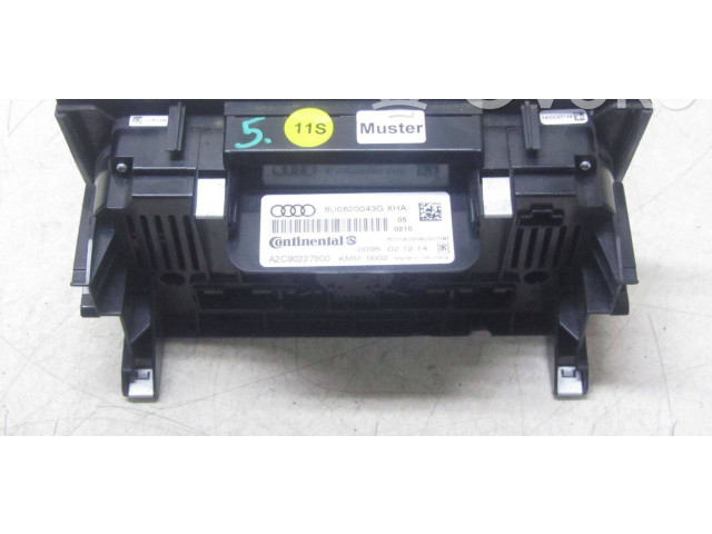 Блок управления климат-контролем 8X0919475M, 8X0919475 Audi Q3 8U