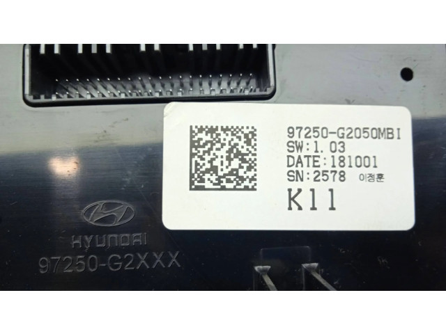 Блок управления климат-контролем 97250G2050   Hyundai Ioniq