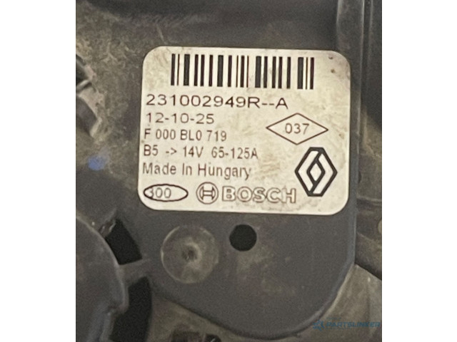 Генератор 231002949R   Dacia Logan II      