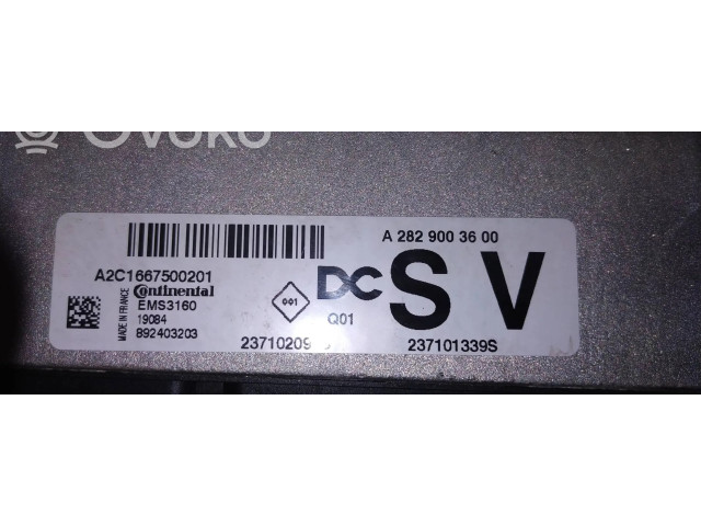 Блок управления двигателя 237102099S Dacia Dokker