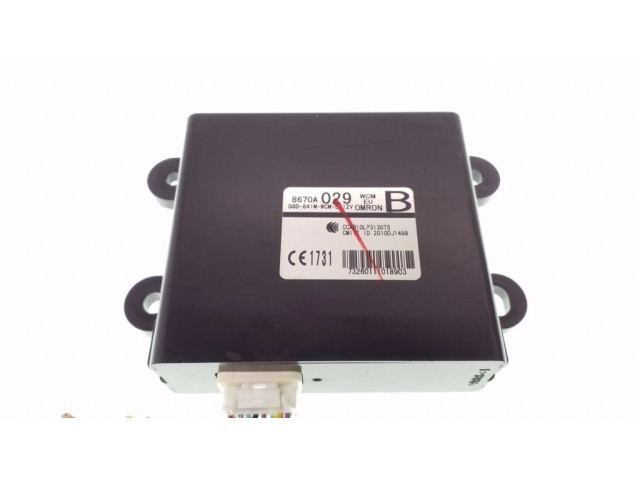Блок управления 8670A029 Mitsubishi ASX