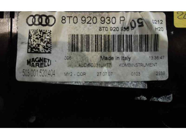 Панель приборов 8T0920930P Audi A5 8T 8F