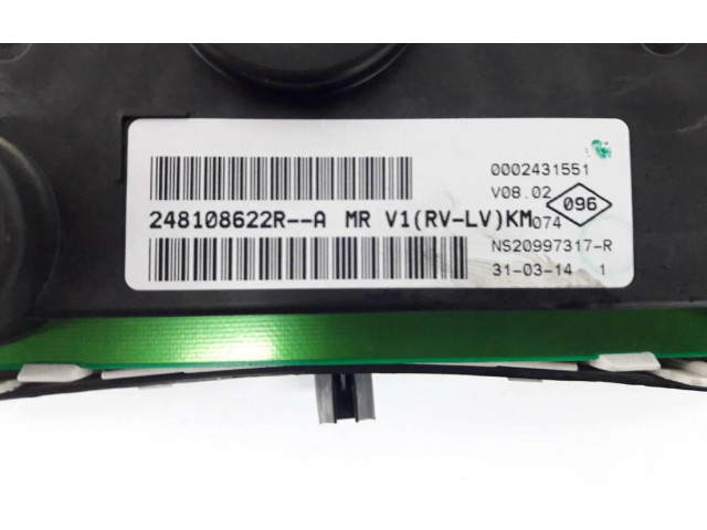 Панель приборов 248108622R, NS20997317R   Dacia Dokker       