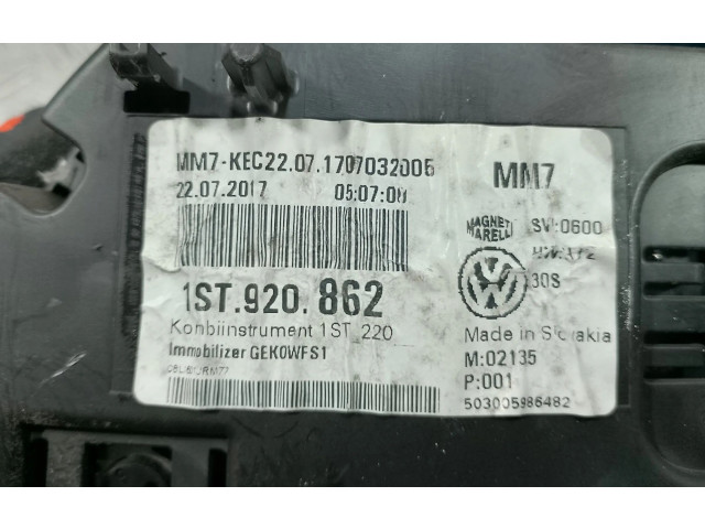 Панель приборов    Skoda Citigo       