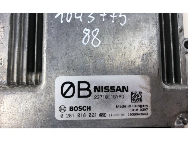 Řídící jednotka 0281018021, 237101BY8D Infiniti FX 2012