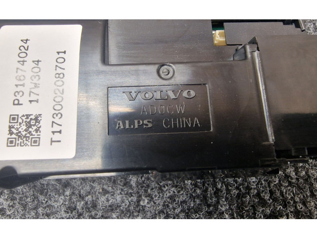 Блок управления климат-контролем 31674024 Volvo XC90