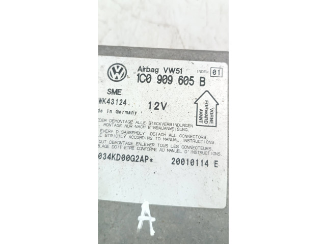 Блок подушек безопасности 1C0909605B, 20010114E Volkswagen PASSAT B5.5