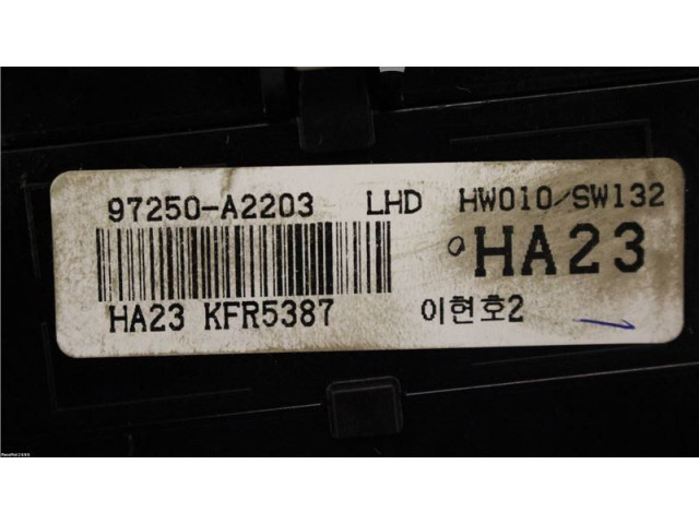 Блок управления климат-контролем 97250A2203WK, 97250A2203WK   KIA Ceed