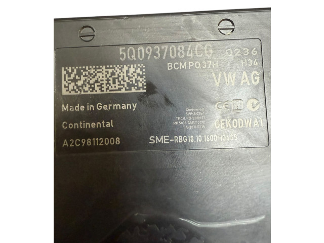 Блок комфорта 5Q0937084CG, A2C98112008   Skoda Superb B8 (3V)   