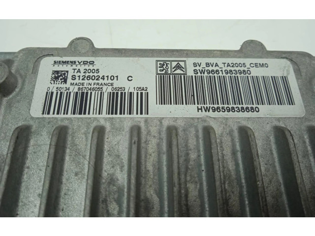 Блок управления коробкой передач 9659838680, 9659838680 Citroen C4 I