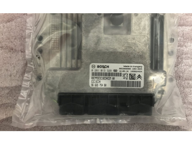 Řídící jednotka 0281013329, 1606921080   Citroen Berlingo 2010