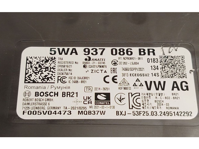 Блок управления 5WA937086BR, 5WA937086BT   Cupra Leon