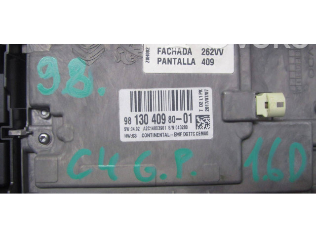 Дисплей 9813040980 Citroen C4 II Picasso