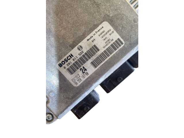 Блок управления двигателя 0281011522, 0281011522   Lancia Phedra