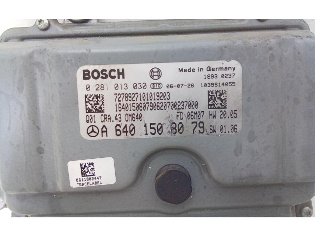 Řídící jednotka 0281013030, 0281013030   Mercedes-Benz B W245 2006
