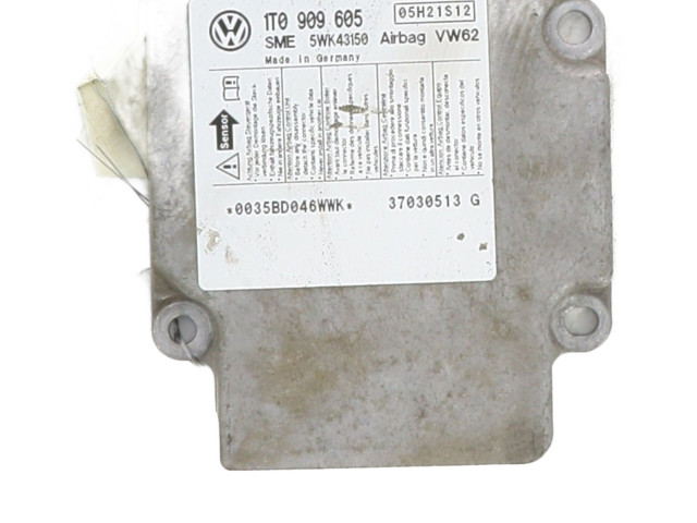 Блок подушек безопасности 1T0909605 Volkswagen Touran I