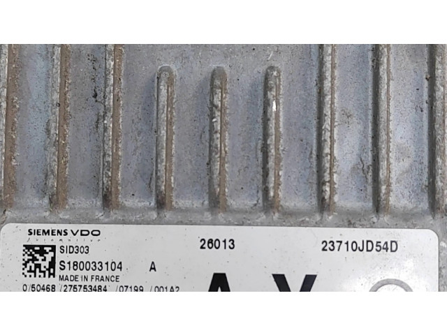 Řídící jednotka 23710JD54D, S180033104 Nissan Qashqai 2007