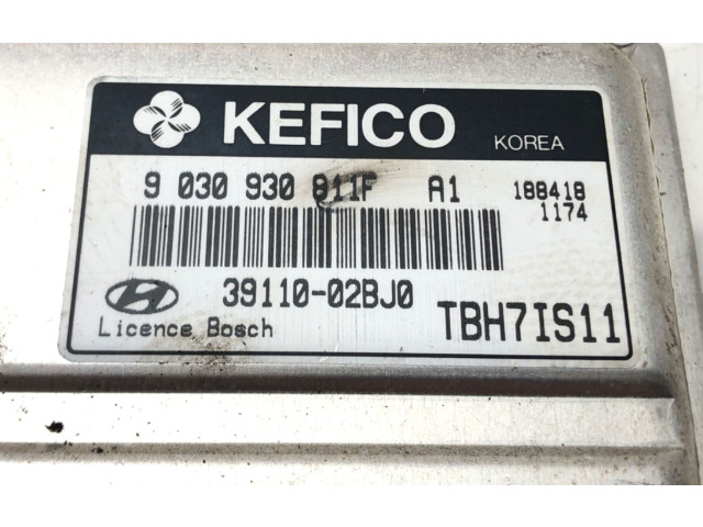Блок управления двигателем Блок управления 39110-02BJ0 Hyundai Getz