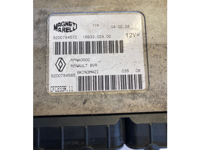 Блок управления двигателя 8200784572, 8200784565   Renault Twingo II