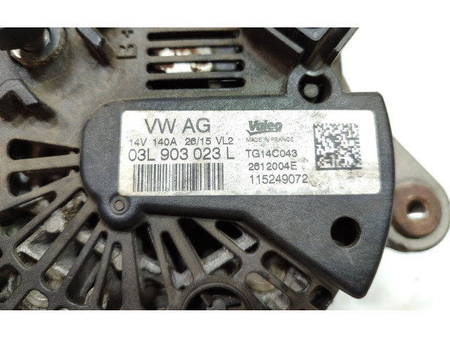 Генератор 03L903023L, VALEO Volkswagen Golf VII