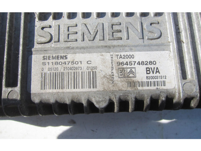 Блок управления коробкой передач S118047501C   Citroen Xsara