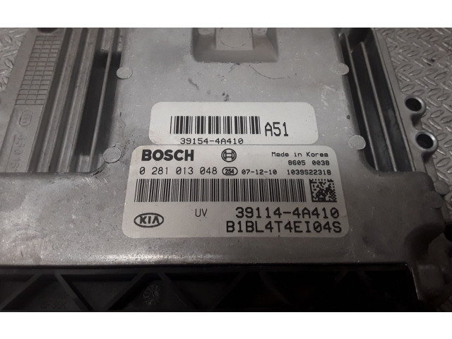 Блок управления двигателя 391544A410, 0281013048 KIA Sorento