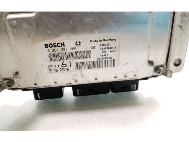 Řídící jednotka 9649009380, 0261207686 Citroen Berlingo 2004