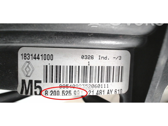 Вентилятор радиатора 8200525991, NICHTZUTREFFEND Renault Clio III