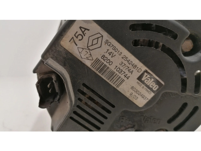 Генератор 8200103744, SG7S013 Renault Kangoo I 1.9