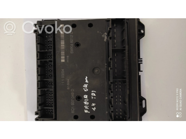 Блок комфорта 6Q1937049D, 5WK48212D Skoda Fabia Mk2 (5J)