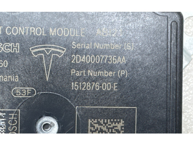 Блок подушек безопасности 151287600E, 2D40007736AA Tesla Model 3
