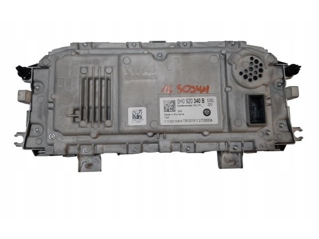 Pojistková skříňka Спидометр (приборный щиток) 5H0920340B, 16309KM Volkswagen Golf VIII 2022