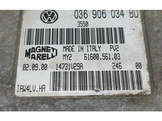 Řídící jednotka 036906034BD, 6160056103 Seat Toledo II (1M) 2002