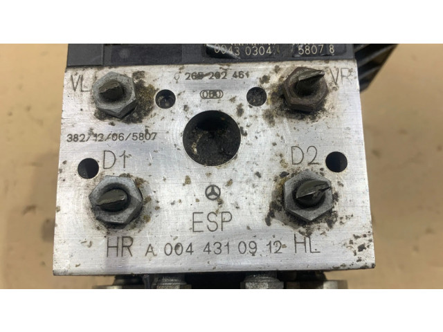 Блок АБС A0044310912, 0265202461   Mercedes-Benz  A W169  2004-2012 года